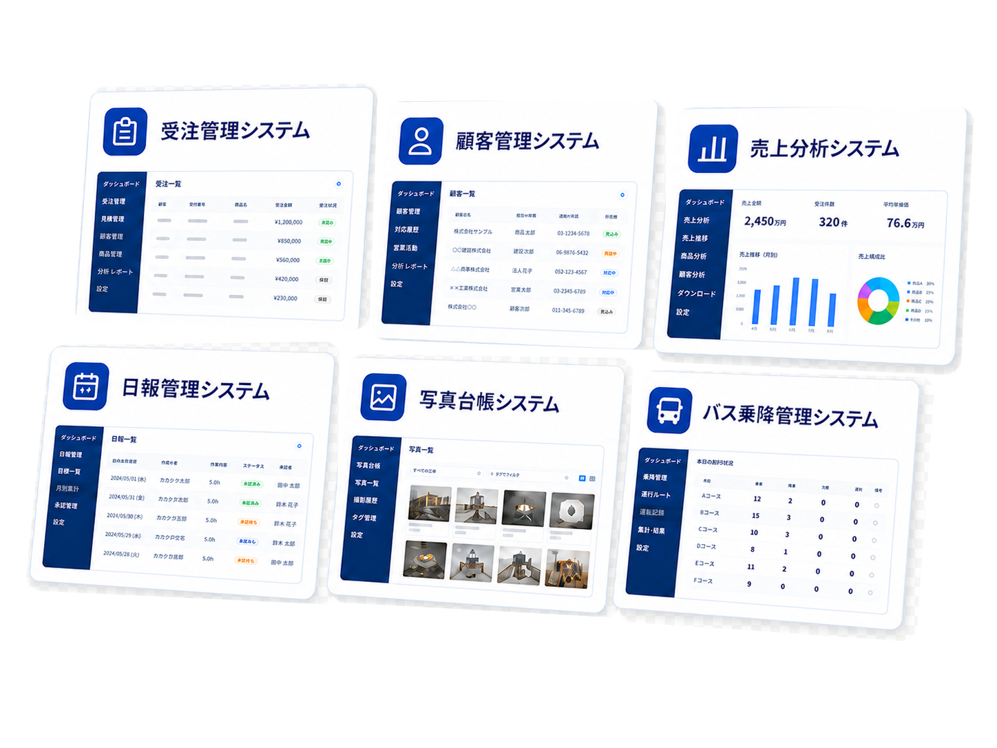 操作デモ画面